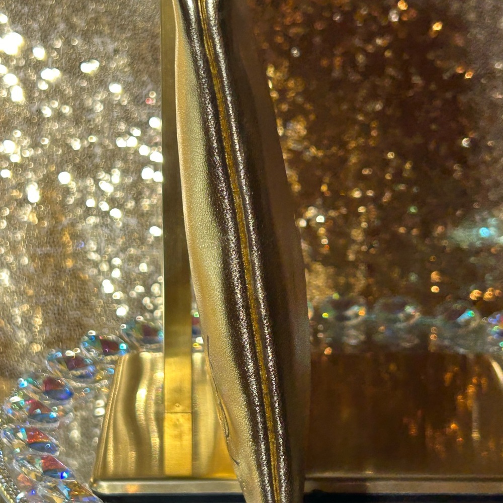 YSL Cosmetic Bundle Metallic Bag 10” x 6.5”, Black Opium 10 ml & 2 Oil Sticks - Picture 5 of 11